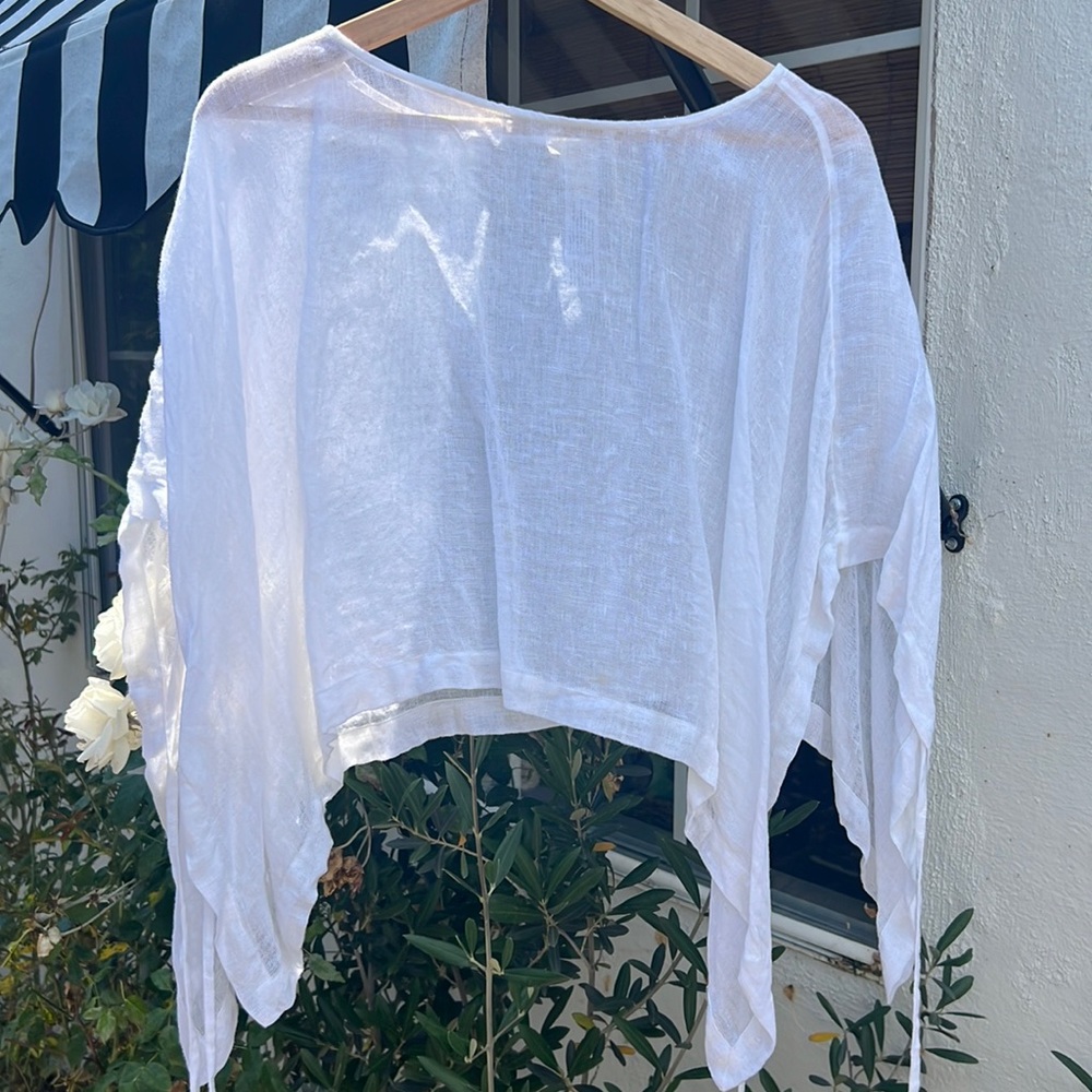 Eileen Fisher Tunic Linen Blouse